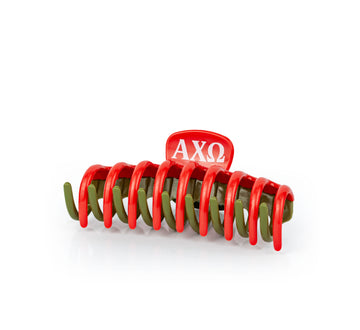 Alpha Chi Omega Red Hair Clip