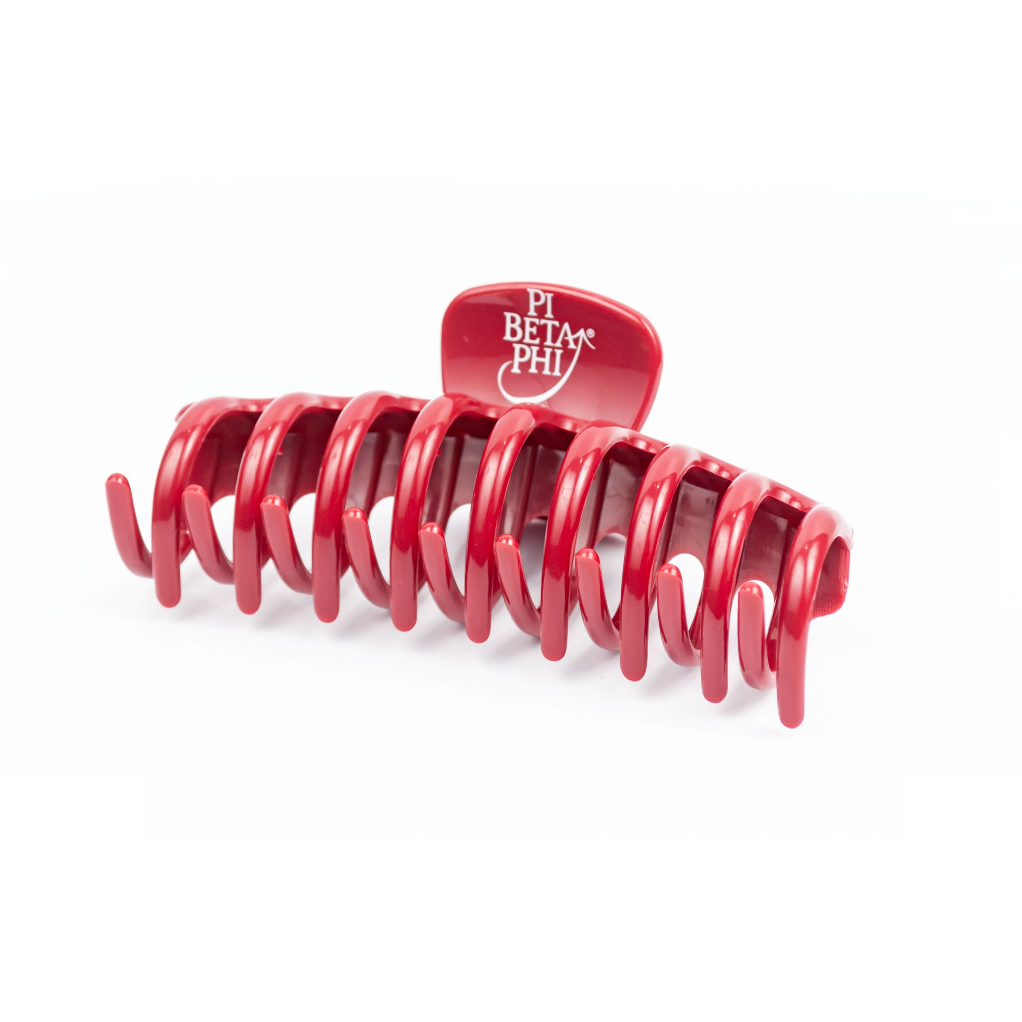 Pi Phi Wine Hair Clip