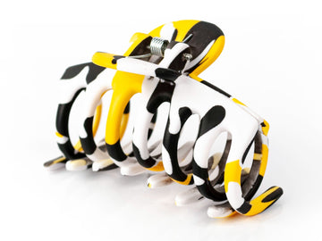 Yellow, Black & White Hair Clip